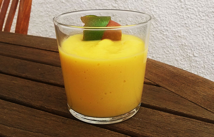 Postre de mango con harina de konjac – 135kcal